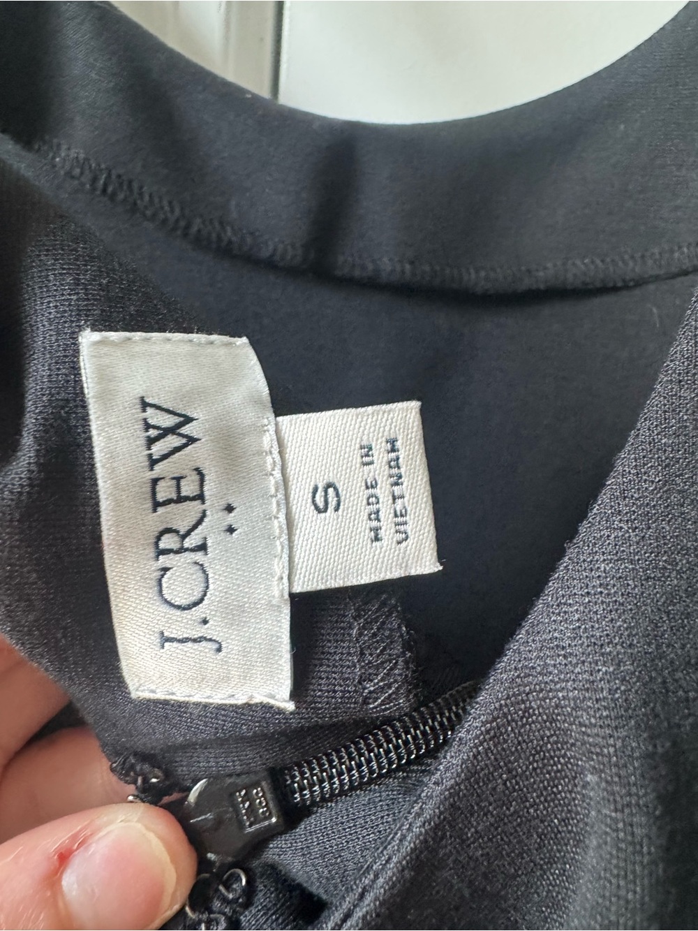 NWOT J.Crew Black Sleeveless Strappy A-line Swing Dress Size Small S MRP $89.50 - Picture 4 of 4